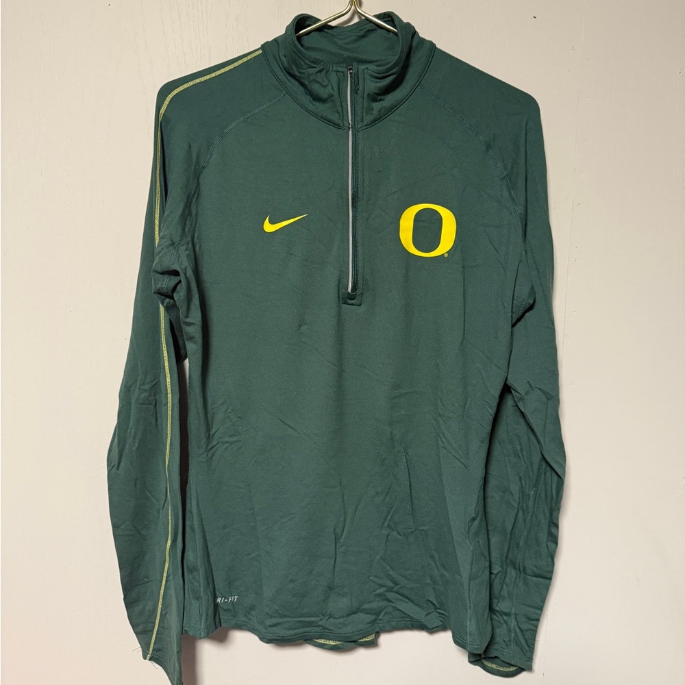 Nike Dri-FIT University of Oregon Green Pullover size medium